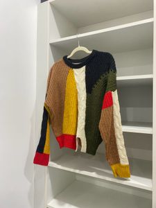 Women’s Abstract Knit Pullover