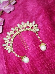 Elegant Hair Pin with Pearls