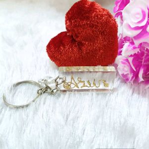 Personalized Resin Keychain