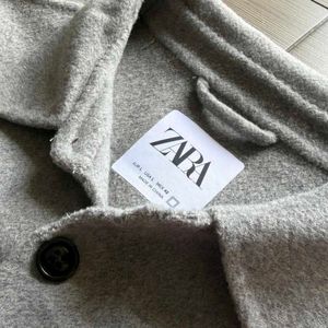 Zara Men's Grey Shirt Jacket