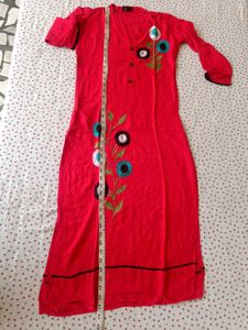Embroidered 2  Kurta Set with Pant