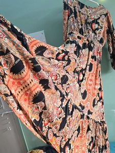Zudio Paisley Print Maxi Dresss