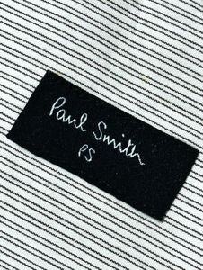 PAUL SMITH Contrast Placket Pinstripe Dress Shirt