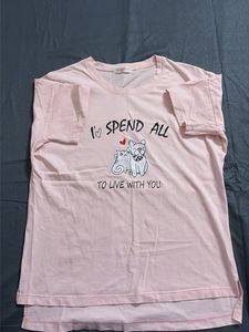 Cute Cat &amp; Dog Graphic T-Shirt