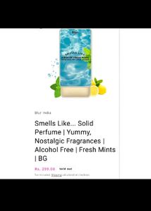 solid 5 perfume+ free Gift card