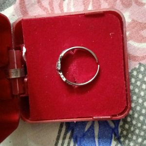 Silver-tone Statement Ring