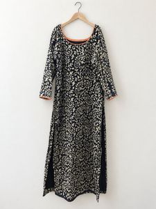 Stylish Black Printed Kurta