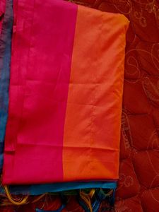 Vibrant Color Block Saree