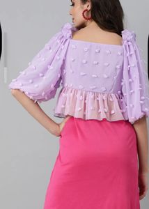 Light Purple Textured top