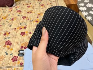 Strapless Pinstripe Bra