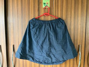Dark Blue A-Line Skirt