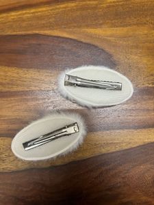 SAVANA Fuzzy Cat Hair Clips