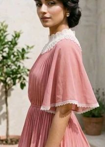 The Vintage Lace-Collar Peplum Top