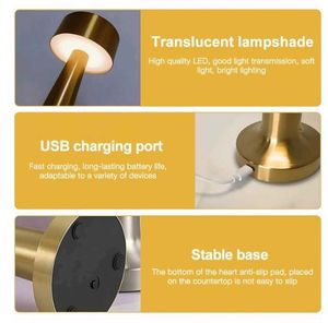 Gold LED Desk Lamp 🛋️
