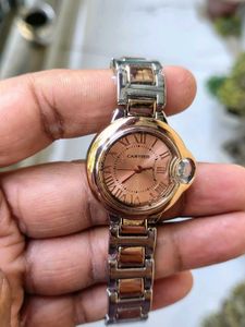 Cartier Ladies Watch - Rose Gold & Silver