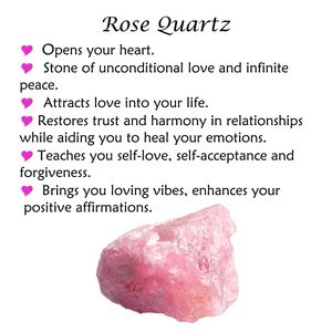 Natural Rose Quartz Crystal Ring