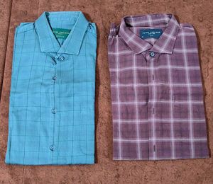 Combo Peter England Plaid Shirt Bundle