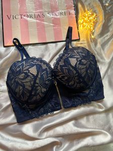 front open padded Lace Bra