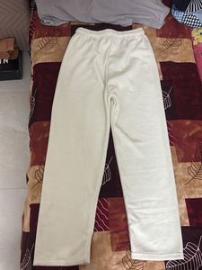 Cozy Cream Track Pants