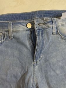 Light Wash Skinny Denim Jeans