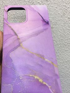 IPhone12ProMax Matte Purple Hues Marble Look Phone Cover Case