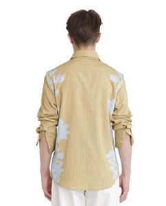 Rare Rabbit Mustard Abstract Print Shirt
