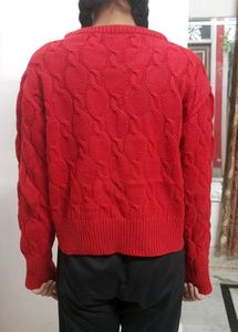Red Woolen Sweater❤️