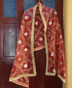 Beautiful Yellow Anarkali Suit Set