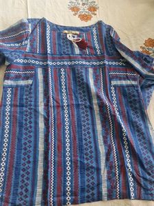 Boho Blue Printed Kurta