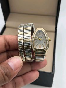 Bvlgari snake Watch with Diamonds