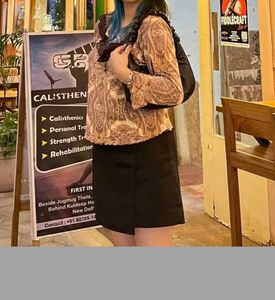 Boho fashion Paisley Print Long Sleeve Top
