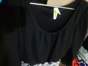 Chic Black &amp; White Chevron Dress