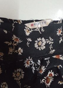 Puff Sleeves Polka Print Too
