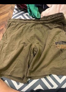 Puma Casual Shorts - Olive Green