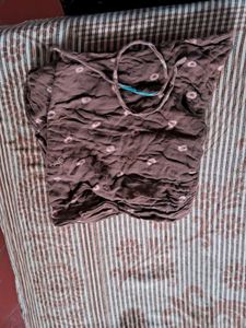 Blue &amp; Brown Tie-Dye Kurta