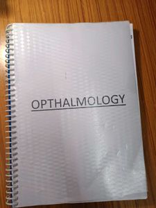 Ophthalmology Marrow Note ( v. 4 edition)