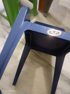 Blue Kids Chair with Alphabet Design
