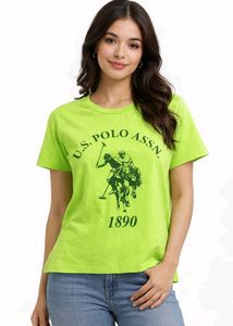 U.S. Polo Assn. Neon Green T-Shirt