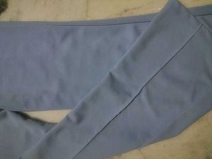Blue Flared Leg Pants