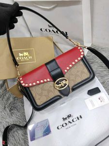 COACH* *GEORGIE SHOULDER BAG IN COLORBLOCK SIGNATU
