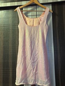 Sparkly Pink Mini Dress