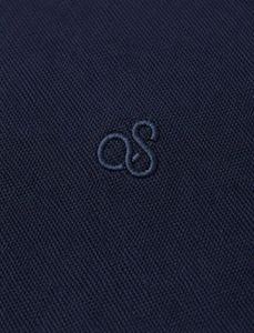 Premium Navy Blue Polo Shirt Size M