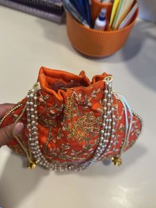 💐💐Embroidered Potli Bag, Brand New