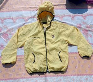 Yellow Hooded Jacket