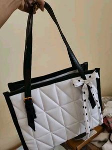 Stylish Quilted Tote Bag