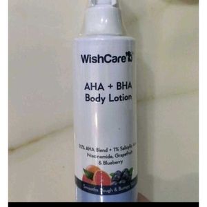 WishCare AHA + BHA Body Lotion