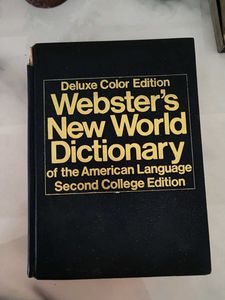 Webster's New World Dictionary 2nd College Ed