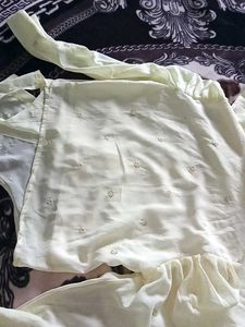Elegant Light Yellow Co-ord Set