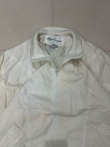 Cream Zip-Up Bomber Jacket 🇺🇸