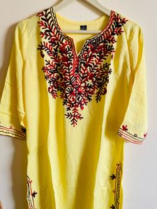 Elegant Embroidered Kurta